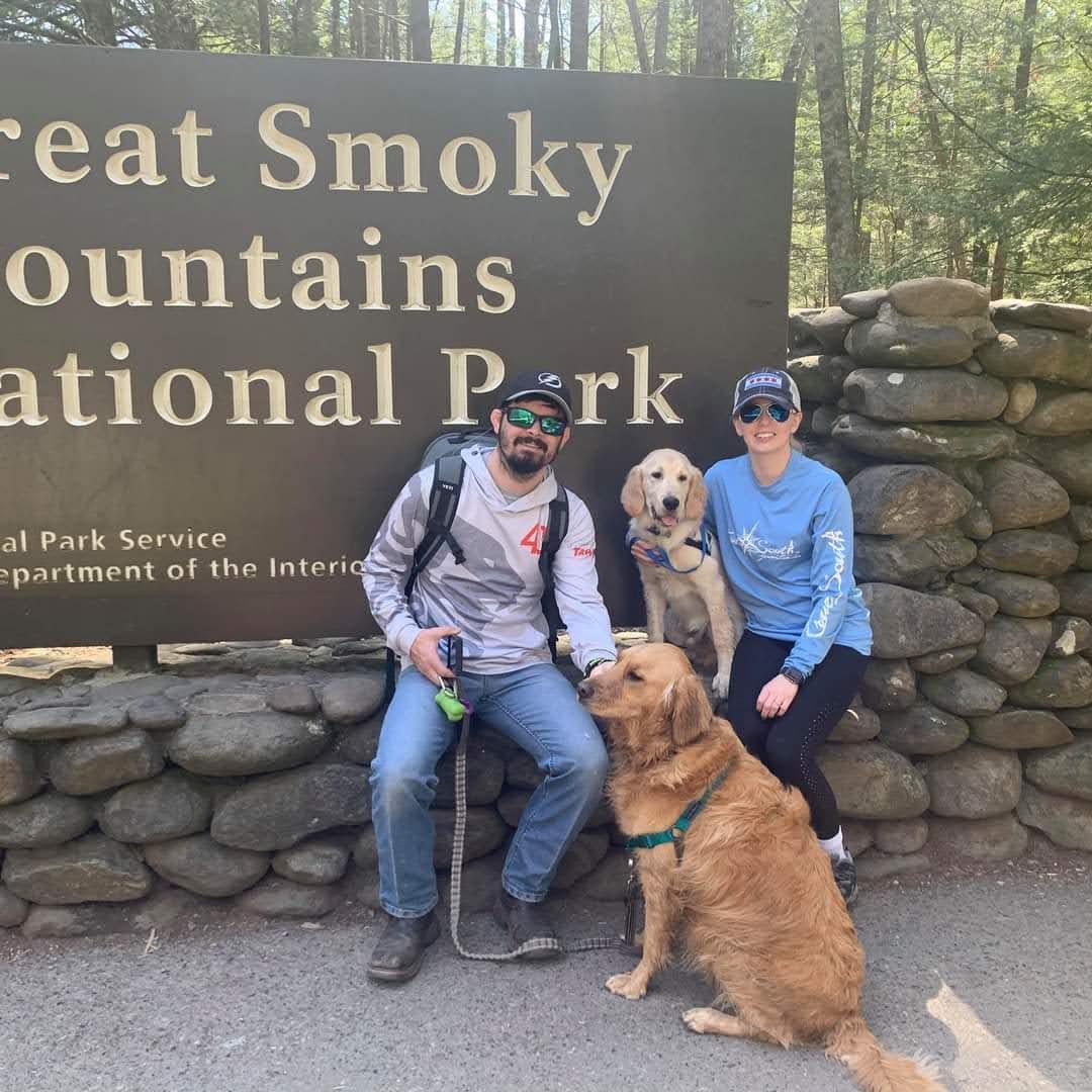 Molly and Teddy loved the hike!