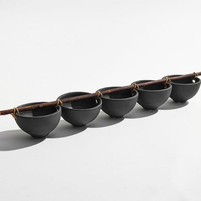 Sloane Centerpiece Bowls, Long, Black