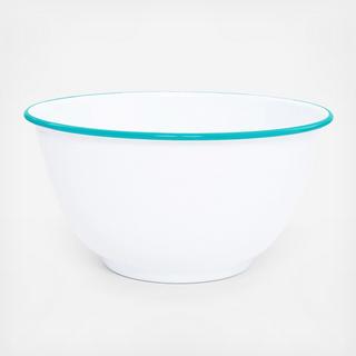 Vintage Enamelware Salad Bowl