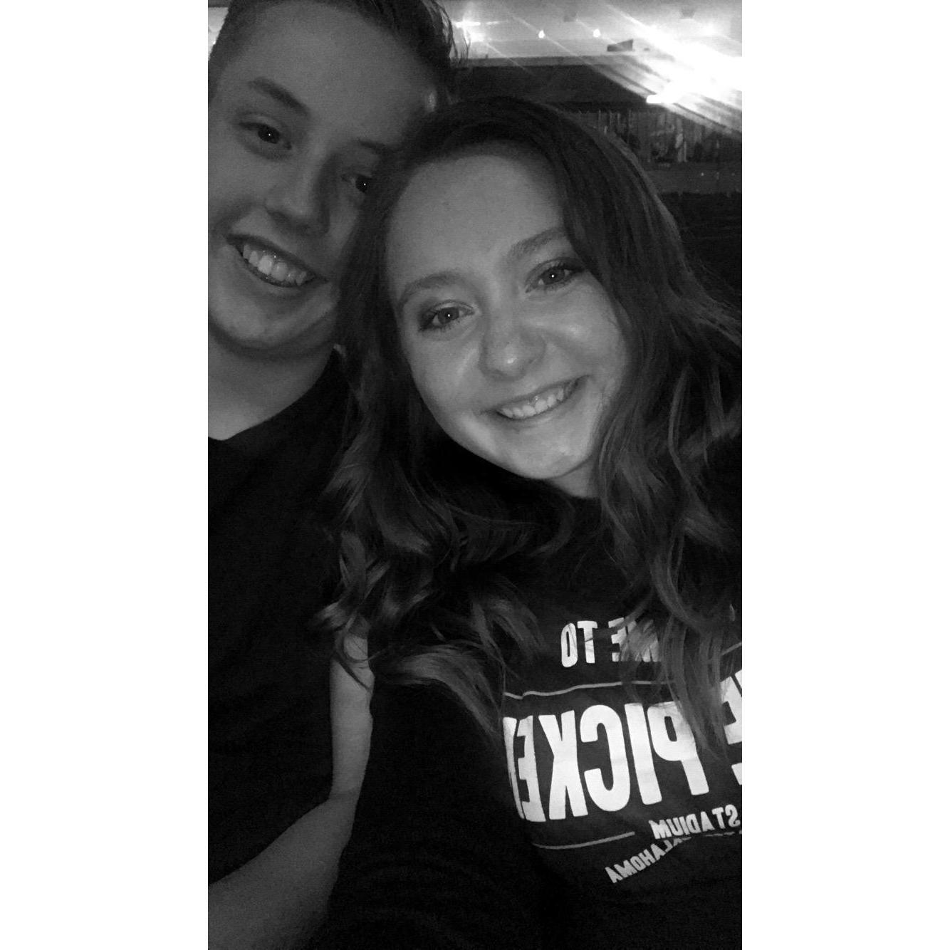 Carson surprised me with a Justin Timberlake concert!