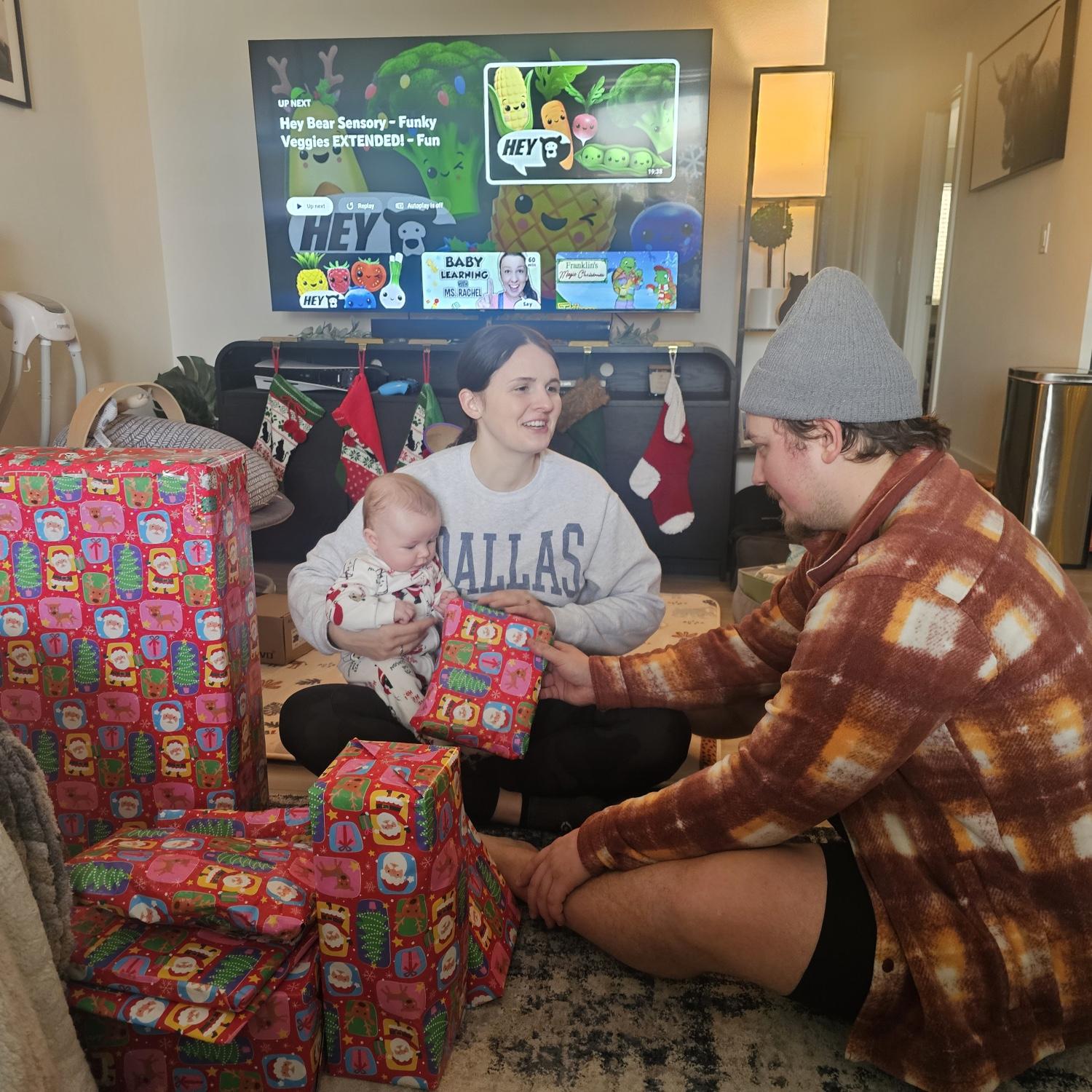Family of three Christmas!