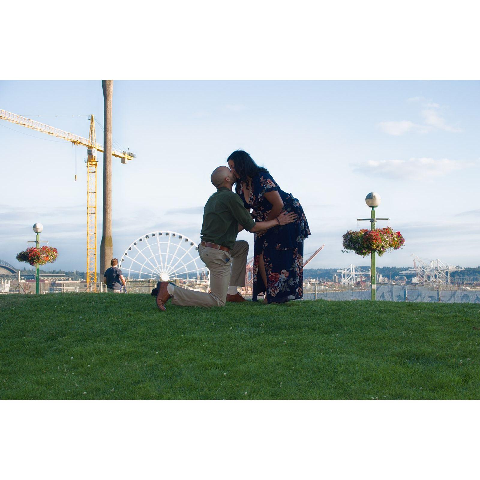 Engaged in Seattle on August 12, 2022