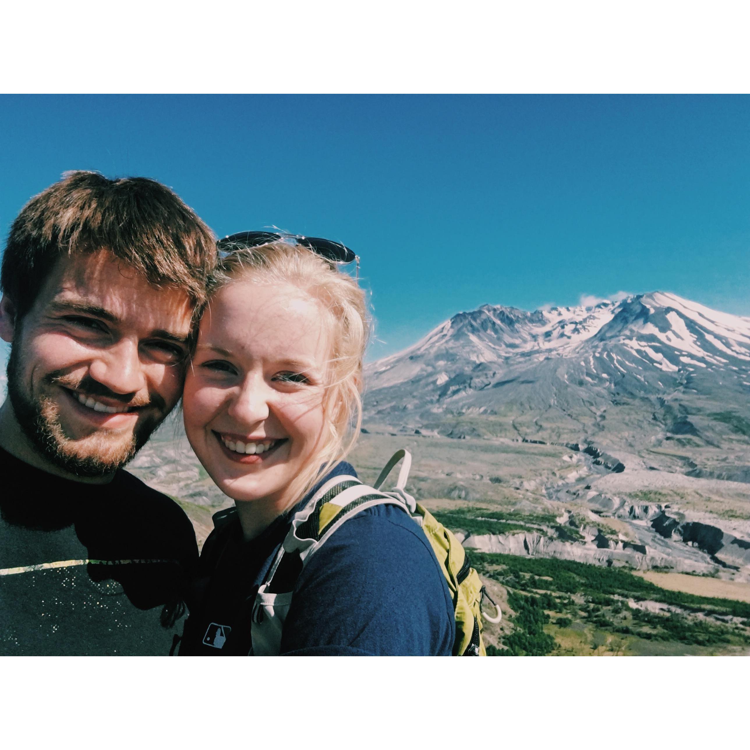 Trip to Mt. St. Helen's - glad it didn't explode behind us! (2017)