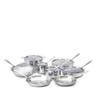 All-Clad Stainless Steel 14-Piece Cookware Set