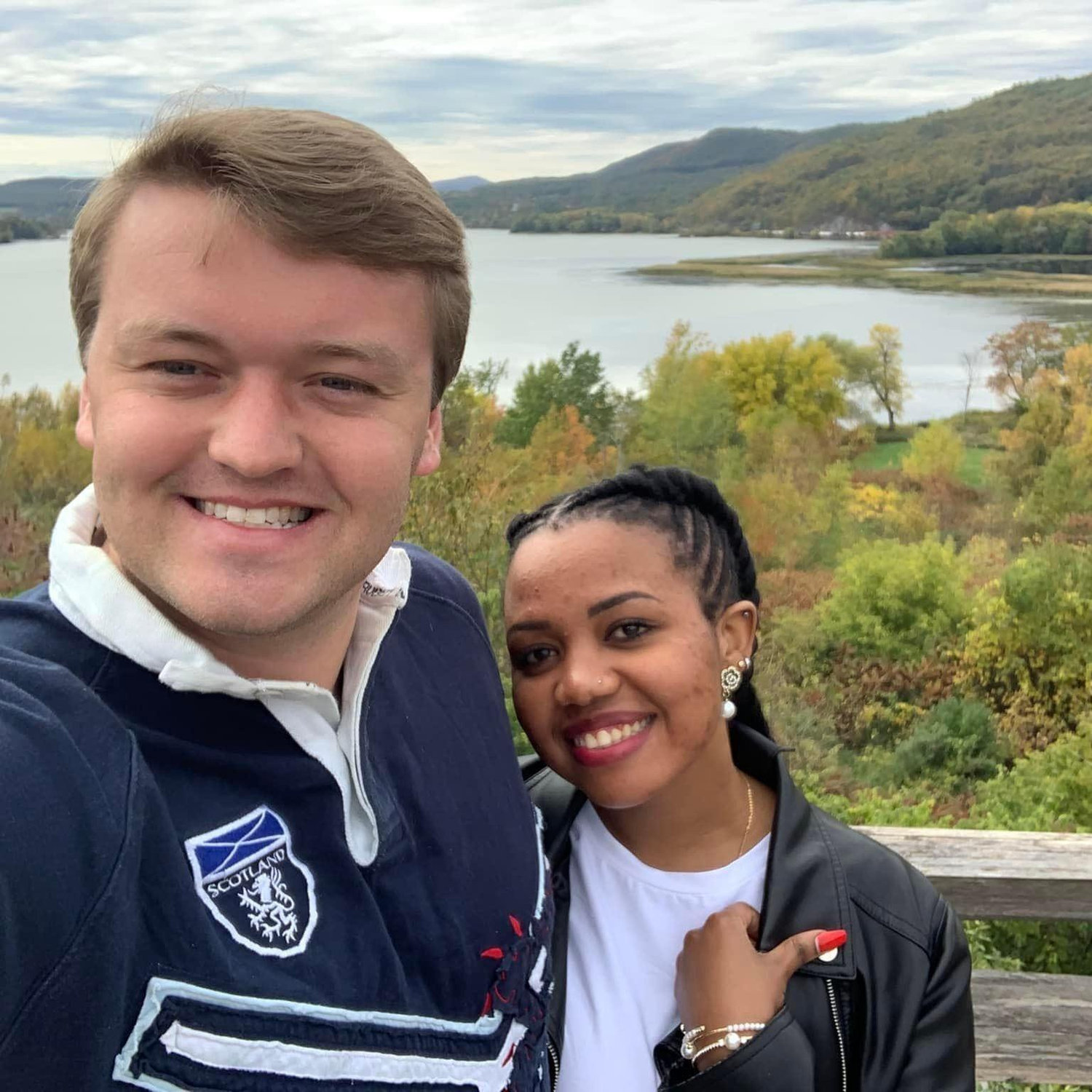Our first weekend trip together at Fort Ticonderoga, NY.