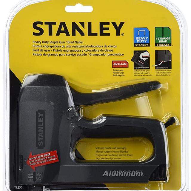 STANLEY SharpShooter Plus Nail Gun, Heavy Duty, Gray/Black (TR250)