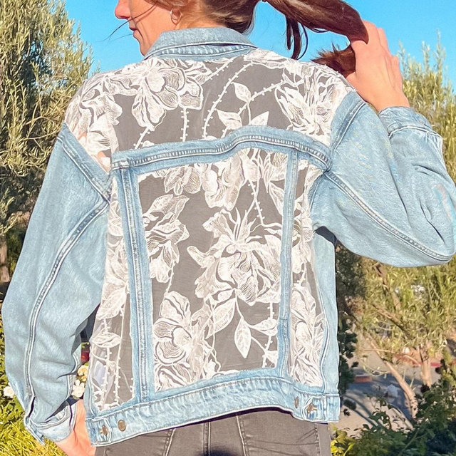 Wedding Dress Denim Jacket