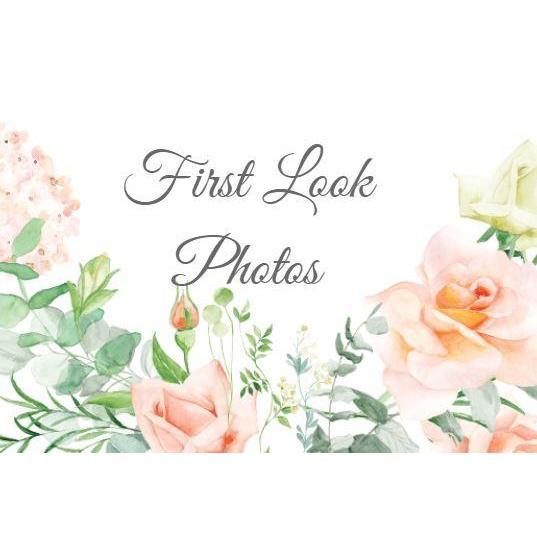The first look is when a couple sees each other for the first time on their wedding day. This intimate moment typically makes for an emotional photo opportunity.