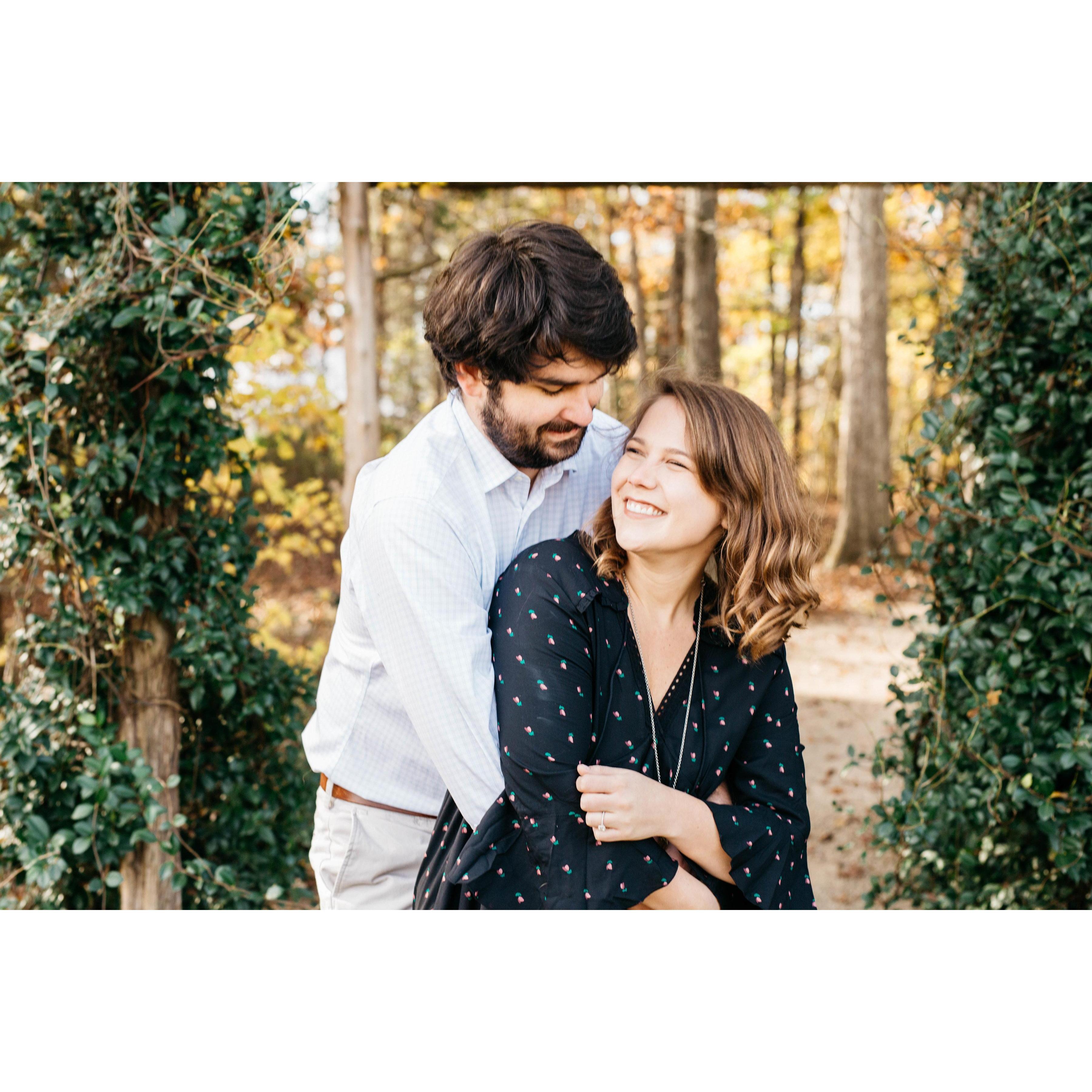 Engagement pictures at Morning Glory Farm (Rachel Elisabeth Photography)