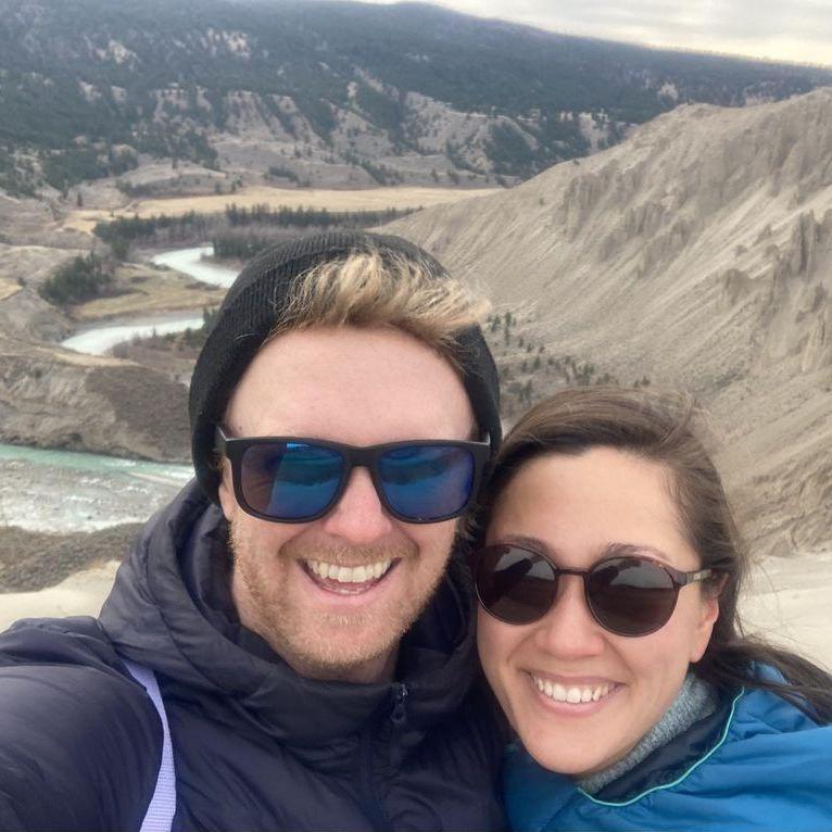 Visiting Farwell Canyon on one of our many trips to Williams Lake