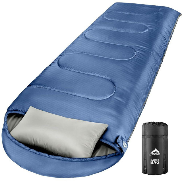 MEREZA 0 Degree Winter Sleeping Bag for Adults Kids with Pillow, Cold Weather Sleeping Bag for 4 Season Camping Hiking Backpacking Sleeping Bags for Big and Tall