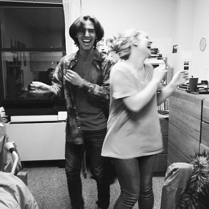 We LOVE dancing together.
(even at Moody, shh!)