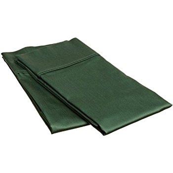 Standard Pillowcase Set, Solid, Hunter Green