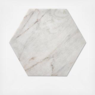 Medium Hexagon Marble Tray