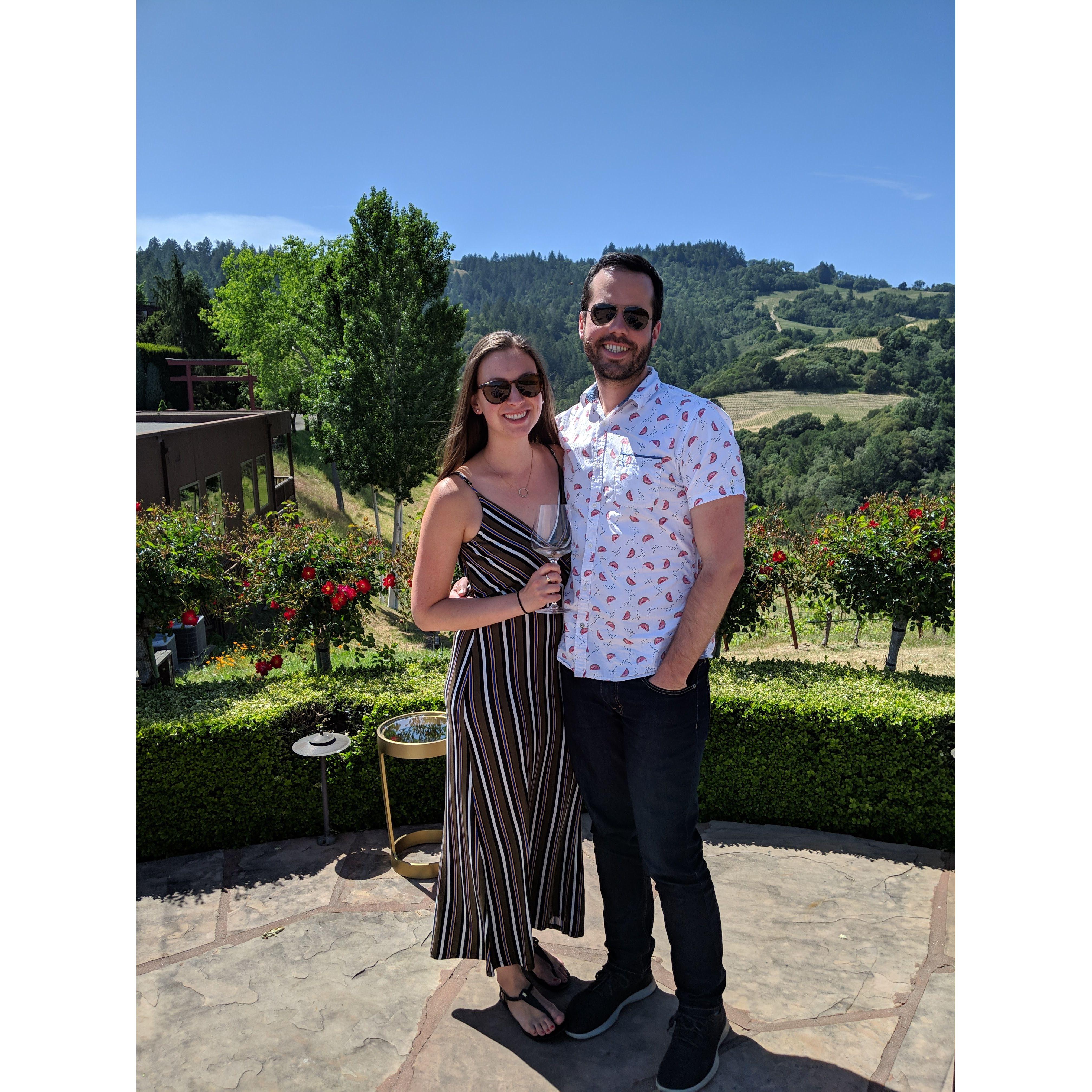 Napa Valley wine tasting