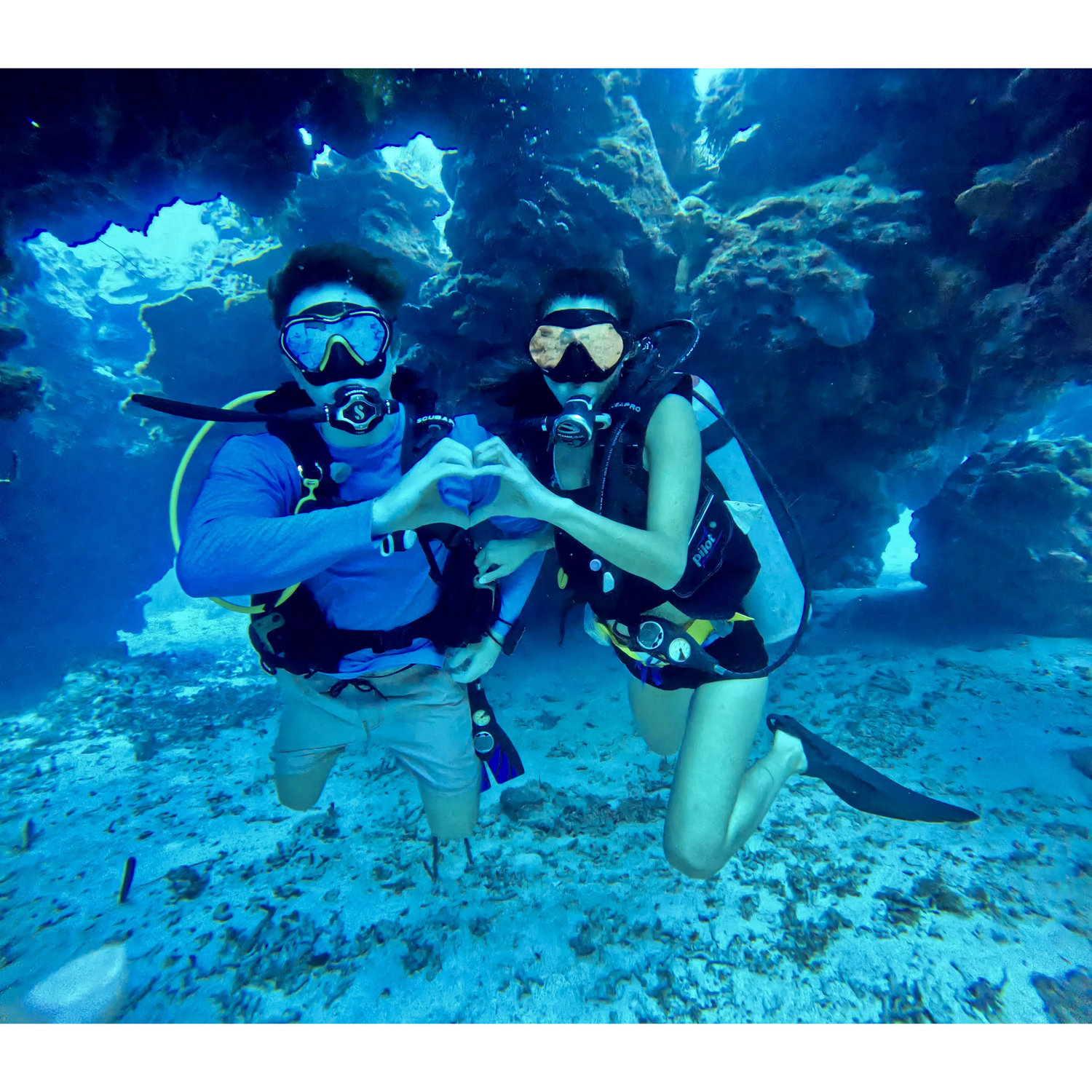 Scuba diving in Cozumel!