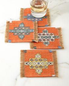 Dransfield & Ross					Konya Coaster, Orange Pattern