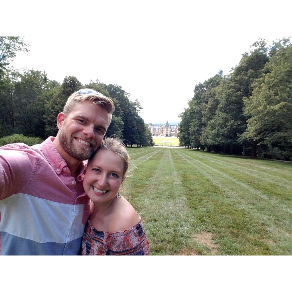 First time at the Biltmore Estate, a must-see here in Asheville!
