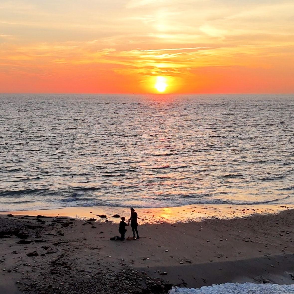 Cam's Proposal: The North Point, Block Island. 10.4.2025. (the whole island knew except Abby)