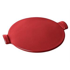 Emile Henry 14.5-Inch Pizza Stone in Burgundy