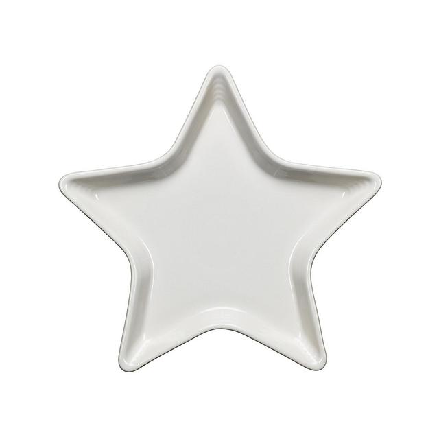 Fiesta White Star Plate