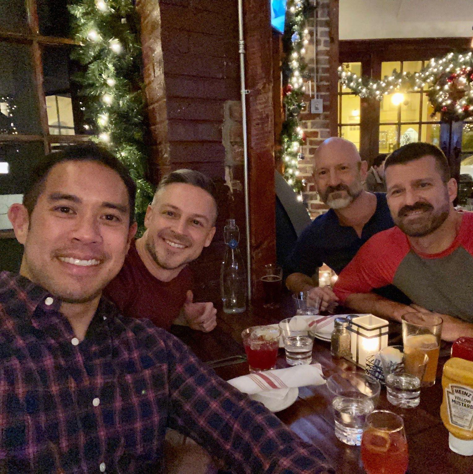 Double date night at Shaw's Tavern, DC.