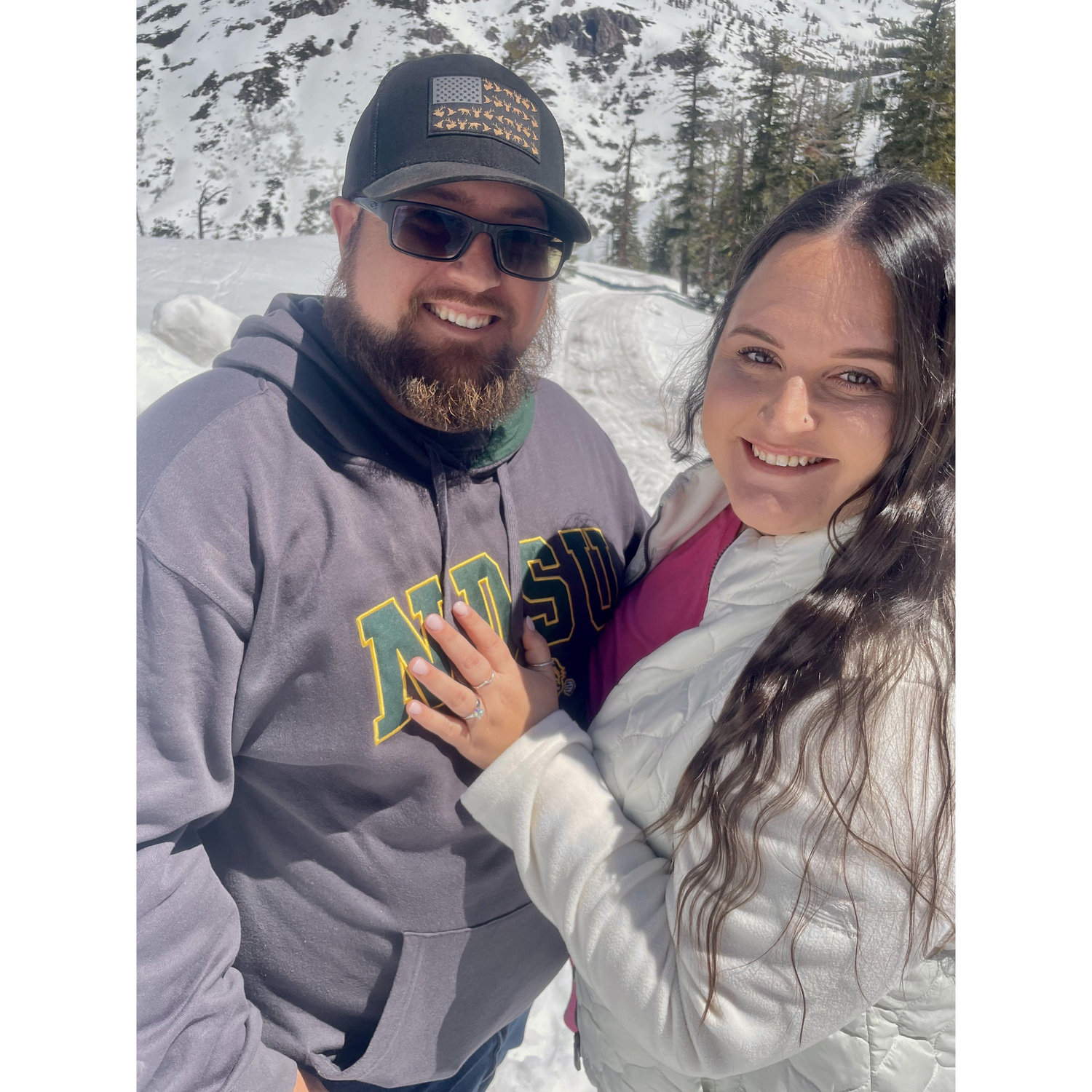 The day he proposed!