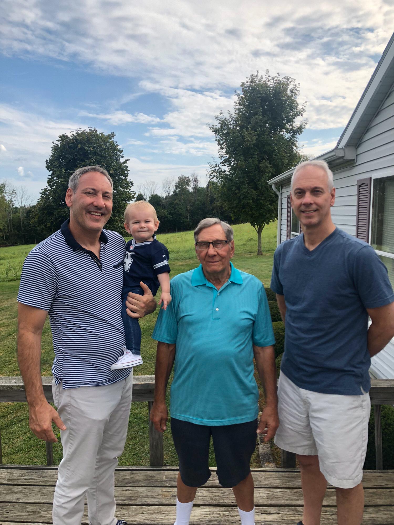 Visiting Grandpa Dominic in Ohio