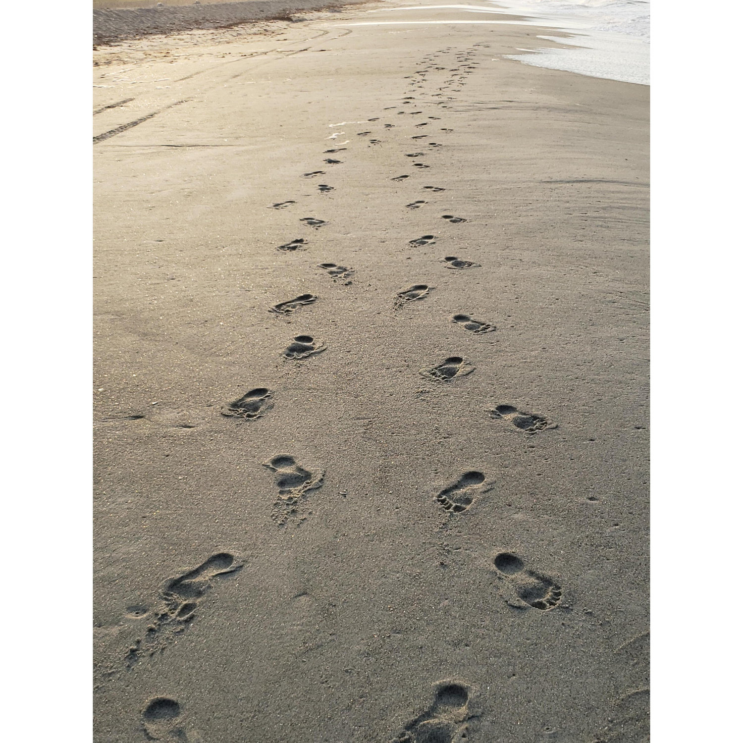 Walking on Holden Beach. 7.12.18