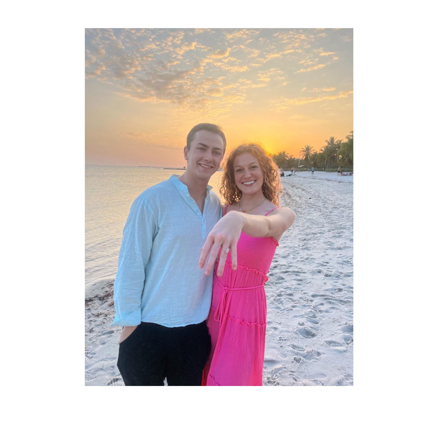 We're engaged!