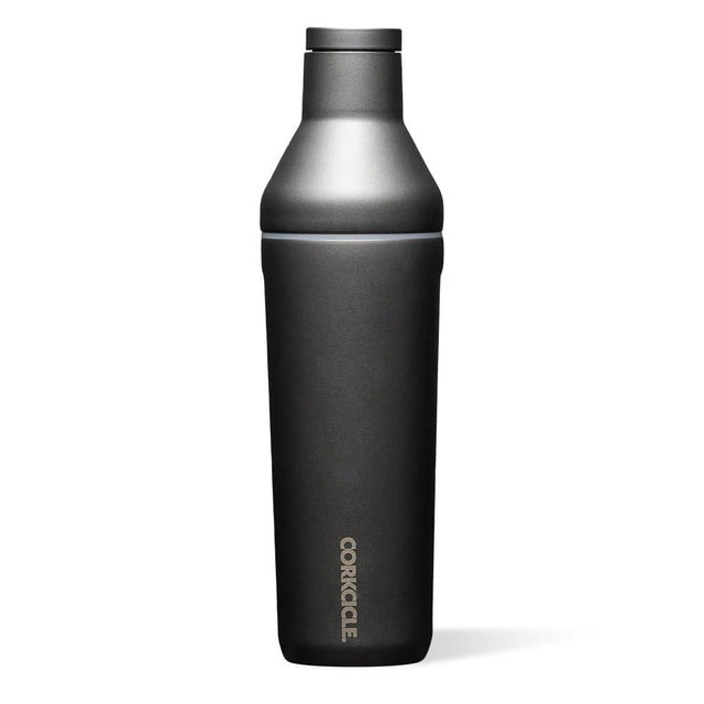 Corkcicle Cocktail Shaker - Triple-Insulated Stainless Steel - Leak-Proof Lid with Built-In Strainer - Non-Slip Bottom - Summer Drinkware Gift - 17 oz - Ceramic Slate