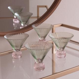 Glass Venice Martini Glass, Set of 4