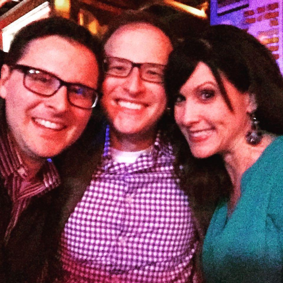 Hearing Jules play in Nashville - taking time to pose with Kelly!