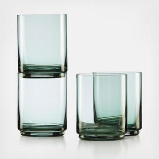 Tuscany Classics Stackable Tall Glass, Set of 4