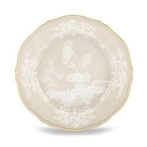 Ginori Oriente Italiano Meringa Gold Rim Dinner Plate