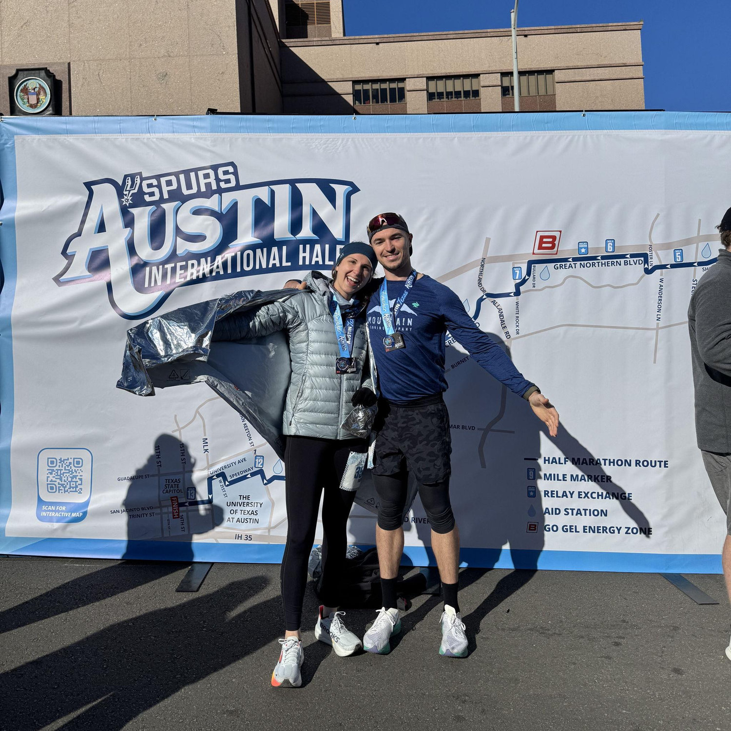 Our first half marathon together!