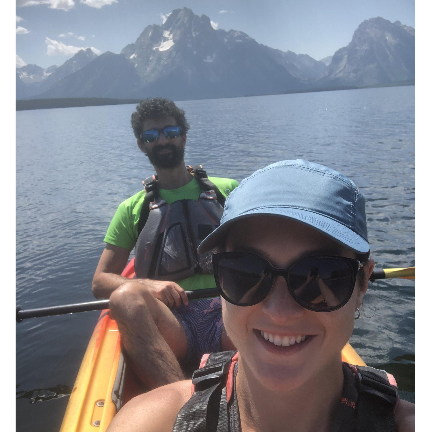 Kayaking in Grand Teton NP