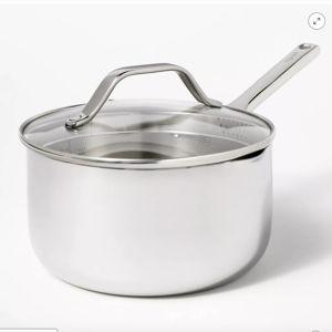 3qt Stainless Steel Sauce Pan with Lid