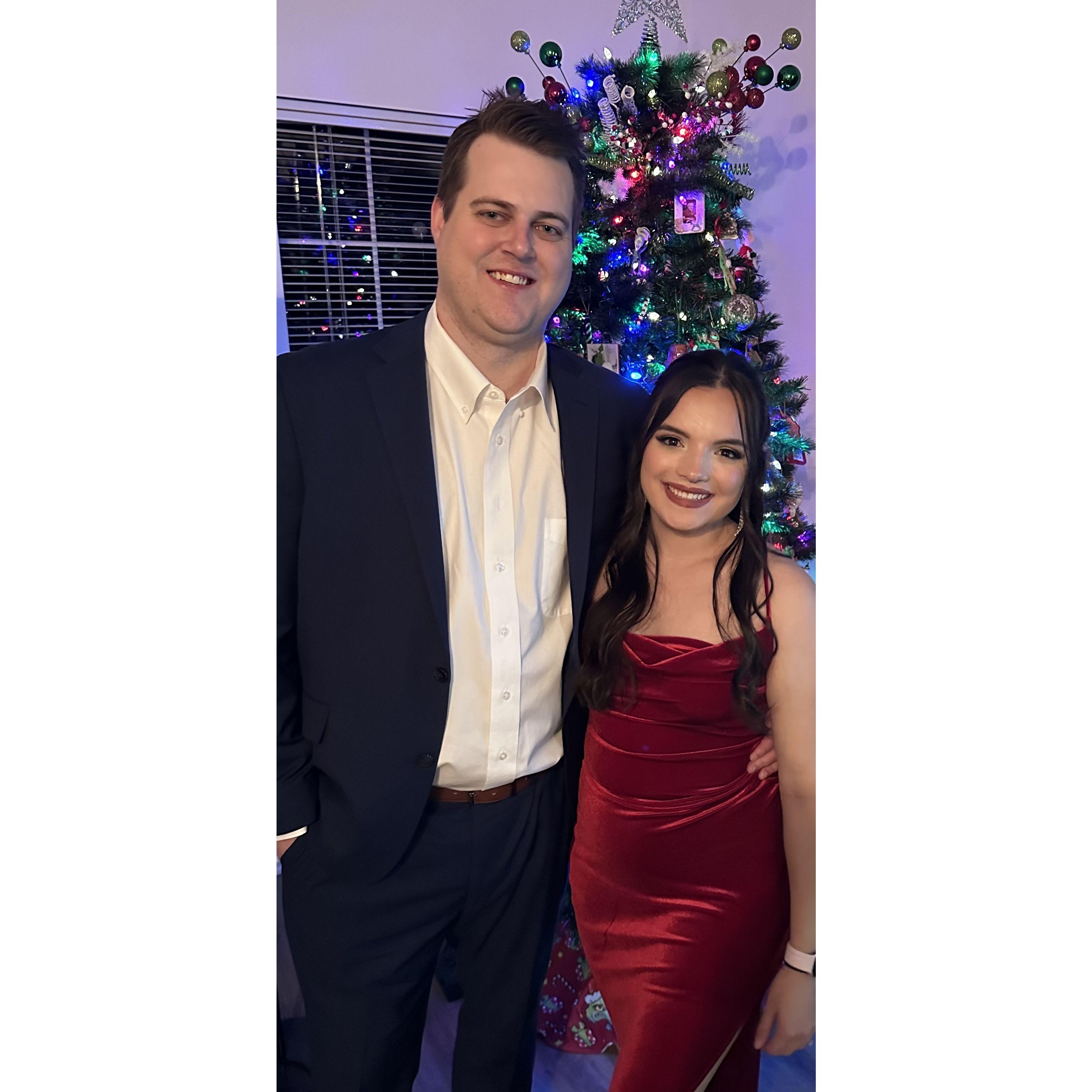 Glammed up for The Gala