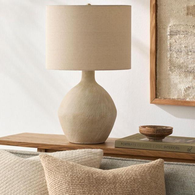 Mark&Day Table Lamps, Rebeka Traditional Bedside Table Lamp for Nightstand Bedroom, Living Room or Office (22" H x 14" W x 14" D)