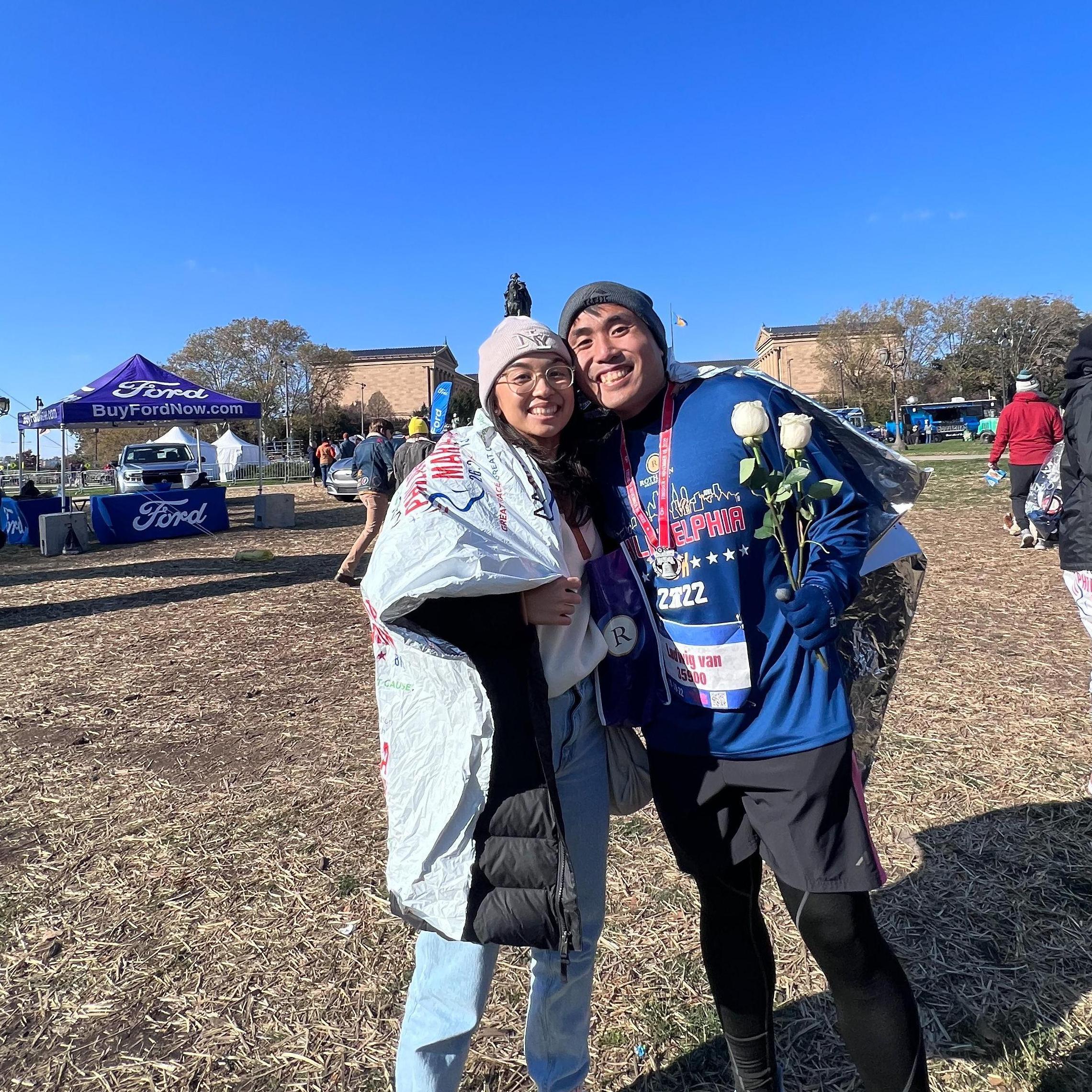 luigi’s first 8k race 😯