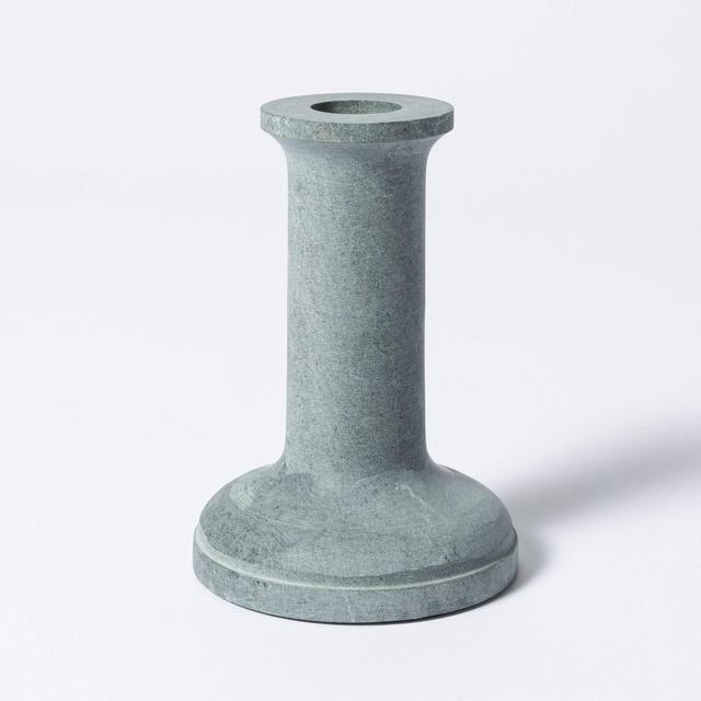 5" x 3.5" Soapstone Taper Candle Holder Gray - Threshold™ designed with Studio McGee