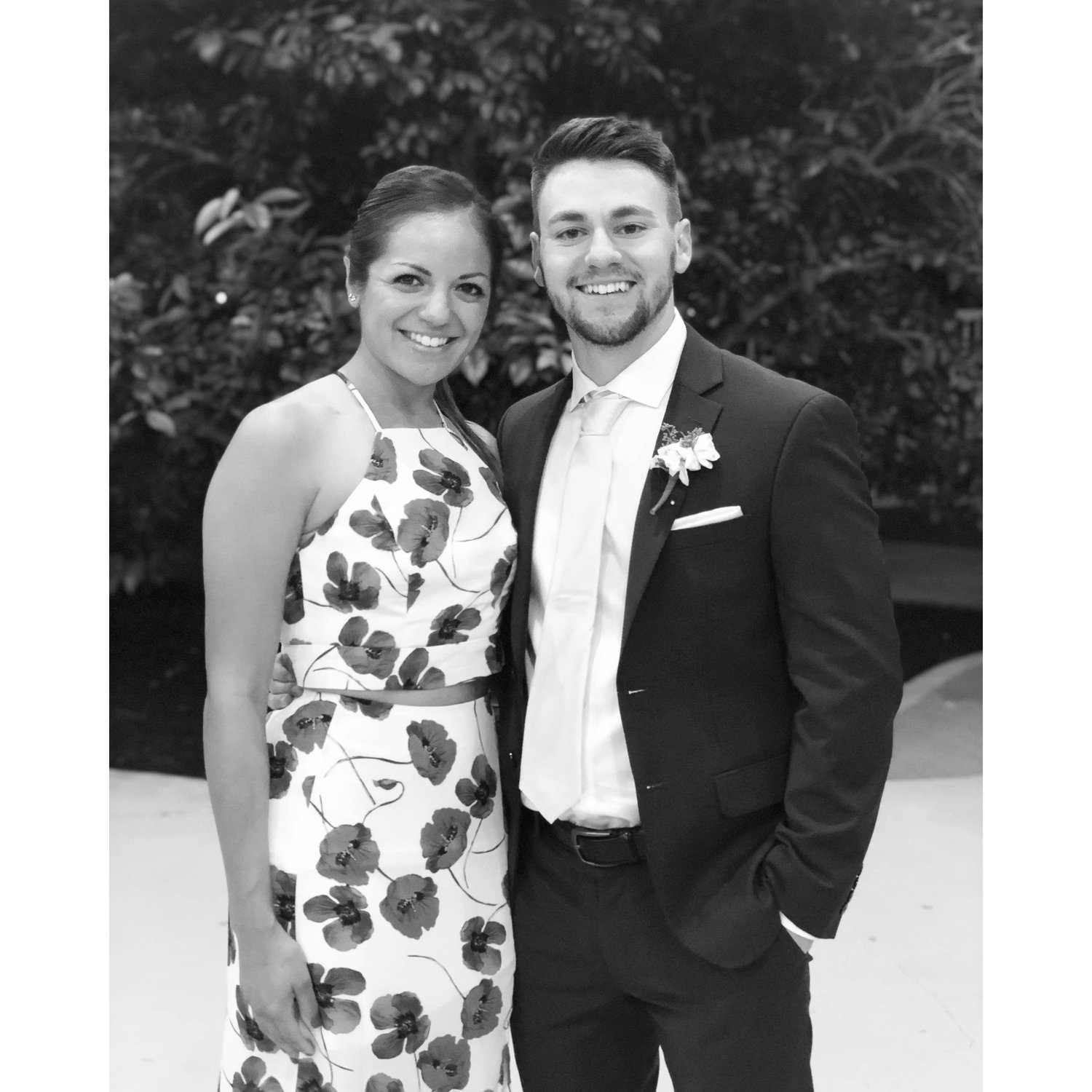 Zac & Adrianna's wedding, Spencer was a groomsman, Nov 2018