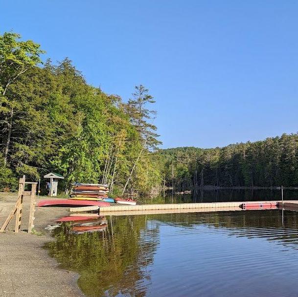 The waterfront at Forest Lake Camp.