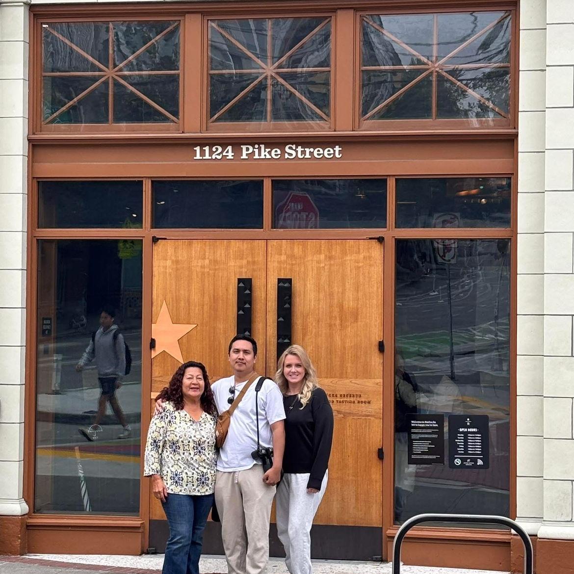 Edward's parents visiting Seattle and their first time at the Starbuck's Reserve Roastery