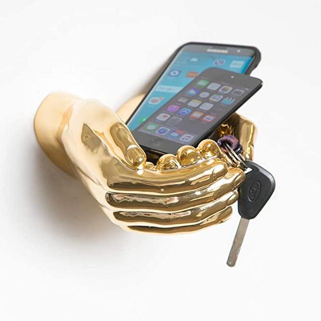 Interior Illusions Hands Out Criss Crossed Hook - Gold