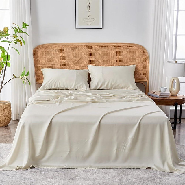 Sijo AiryWeight Tencel Sheet Set, 100% Lyocell Derived from Eucalyptus, Buttery Soft, Architectural Digest 2022 Best Cooling Sheets Winner, 1 Top Sheet Only (Fog, King/Cal King)