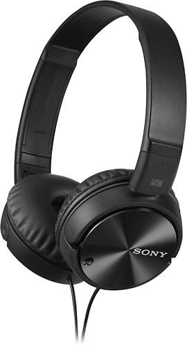 Sony - Noise-Canceling Over-the-Ear Headphones - Black