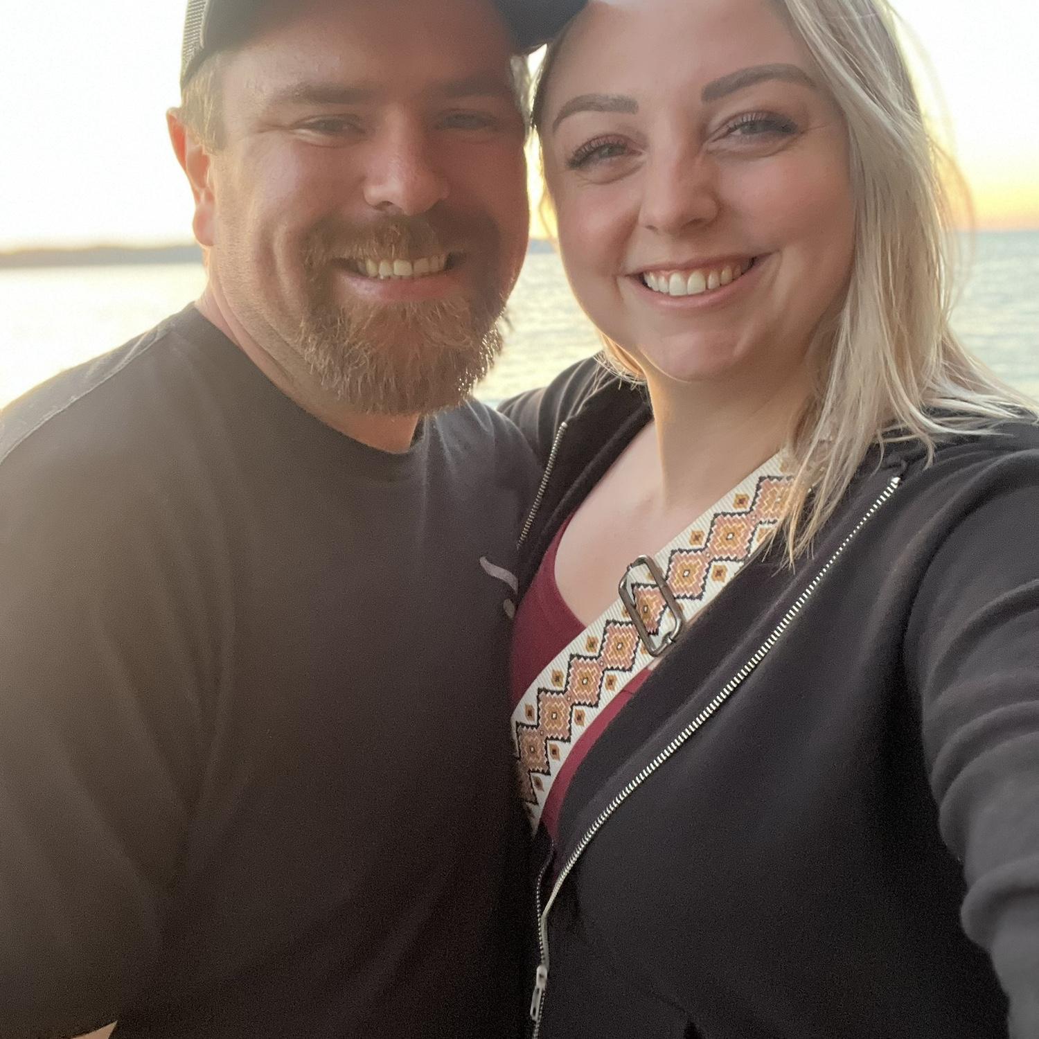 Our first photo together