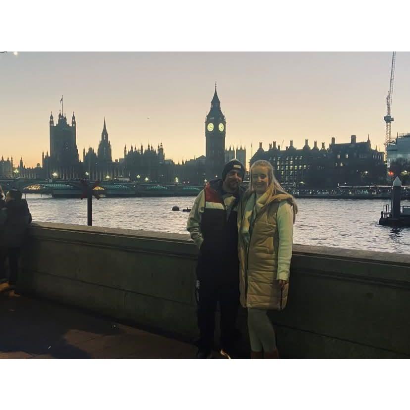 One of many trips to London